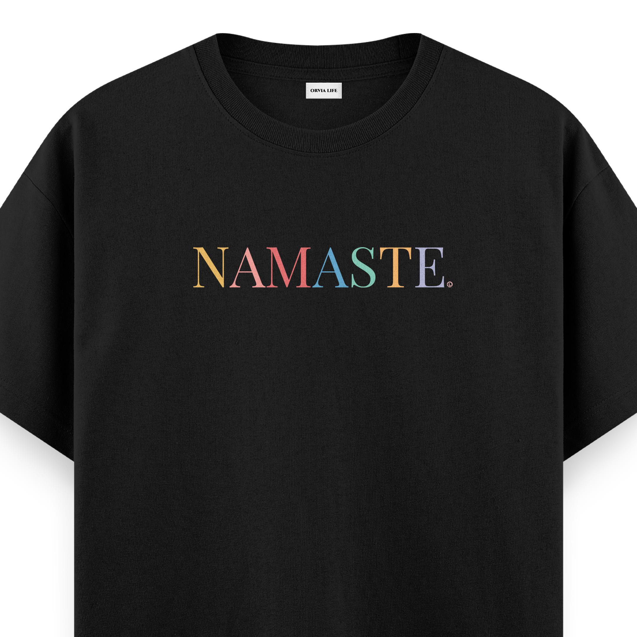 Namaste%20-%20Regular%20T-shirt%20Siyah