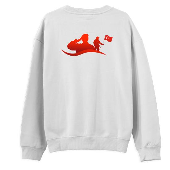 AY YILDIZ Regular Sweatshirt Beyaz