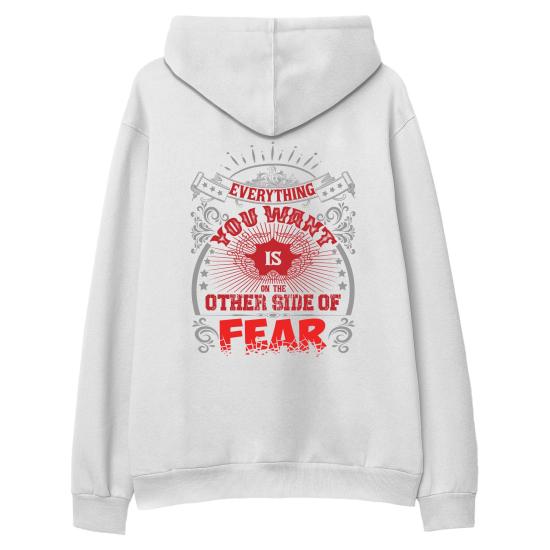 Everything Hoodie Sweatshirt Beyaz