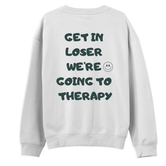 Therapy Regular Sweatshirt Beyaz