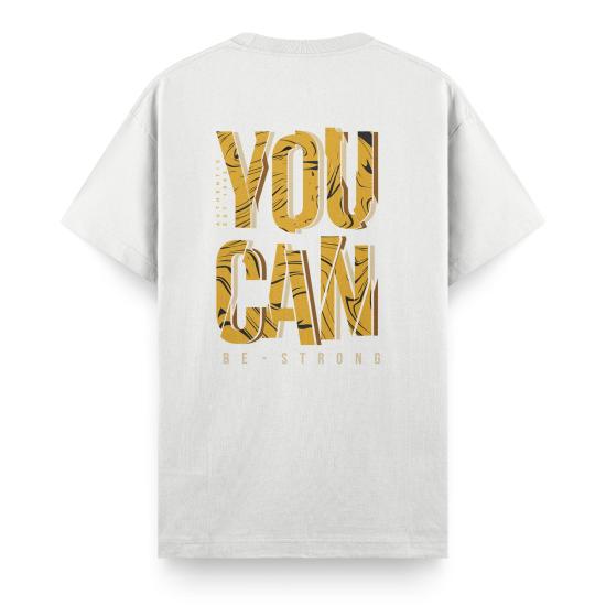 You Can Be Strong Regular T-shirt Beyaz