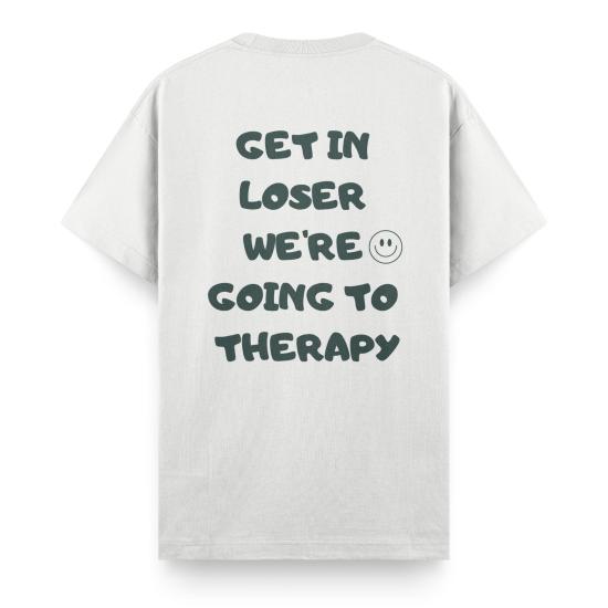 Therapy Regular T-shirt Beyaz