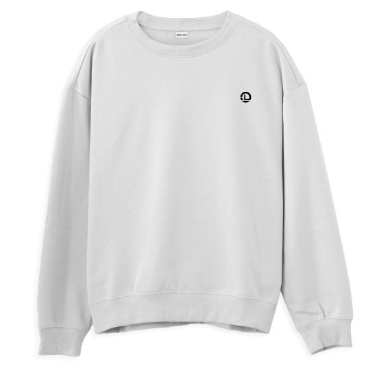 Yin Yang Regular Sweatshirt Beyaz