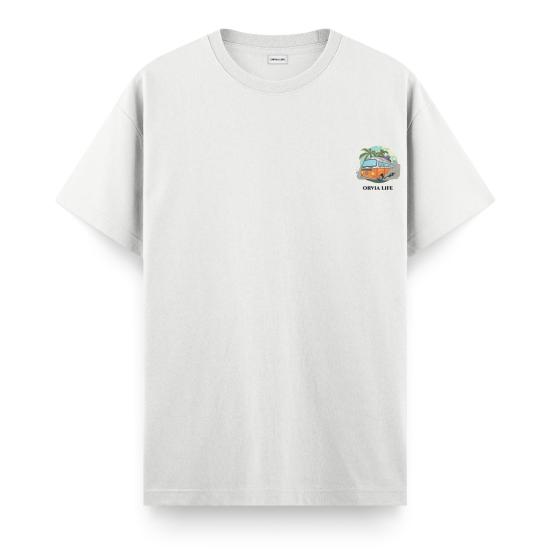 Caravan Regular T-shirt Beyaz