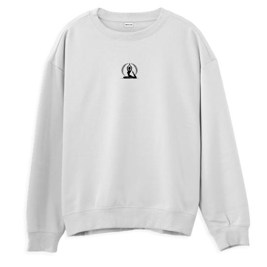 Mermaid Regular Sweatshirt Beyaz