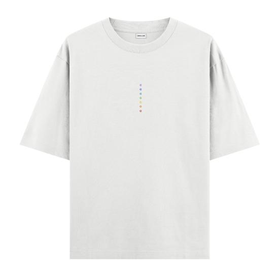 Chakra Oversize T-shirt Beyaz