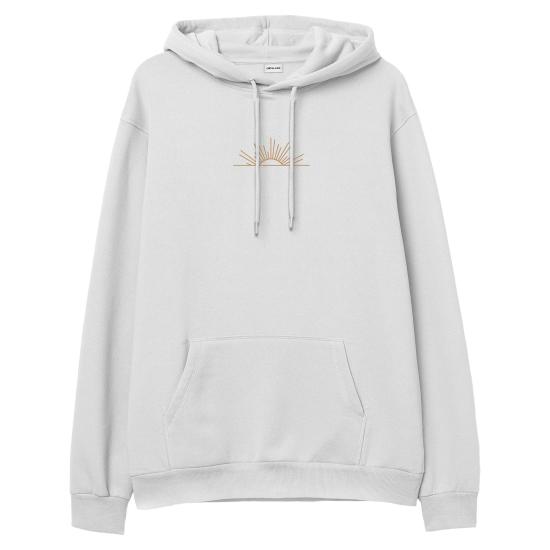 Yang Hoodie Sweatshirt Beyaz