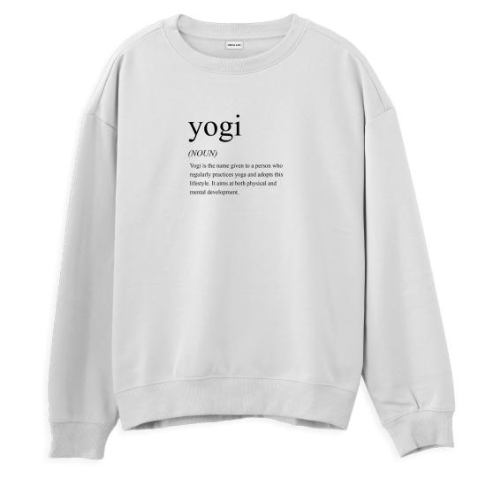 Yogi Regular Sweatshirt Beyaz