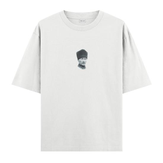 ATATÜRK Oversize T-shirt Beyaz