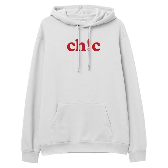 Ch!c Hoodie Sweatshirt Beyaz