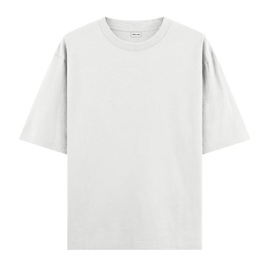 Basic Oversize T-shirt Beyaz