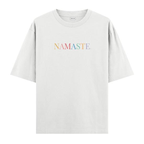 Namaste Oversize T-shirt Beyaz