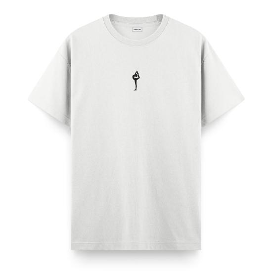 Natarajasana Regular T-shirt Beyaz