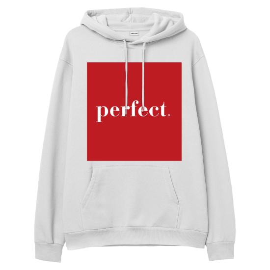 Perfect Hoodie Sweatshirt Beyaz