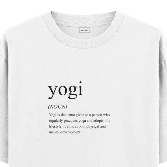 Yogi Oversize T-shirt Beyaz