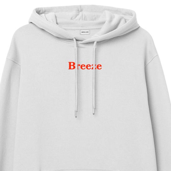 Breeze Hoodie Sweatshirt Beyaz