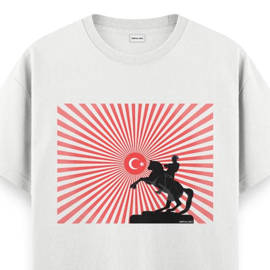 ULU ÖNDER Regular T-shirt Beyaz