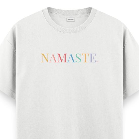 Namaste Regular T-shirt Beyaz