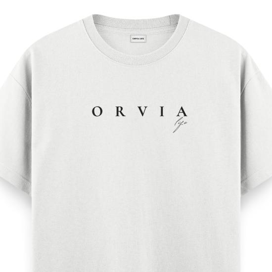 Orvialife Regular T-shirt Beyaz