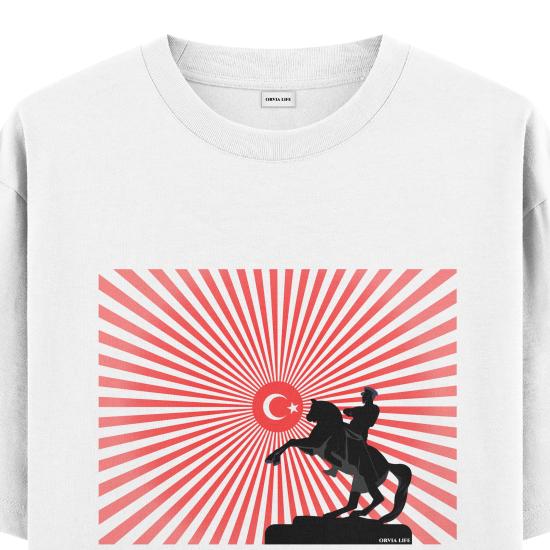 ULU ÖNDER  Oversize T-shirt Beyaz