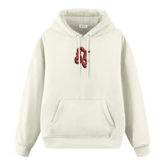 Stop Ekru Oversize Hoodie Sweatshirt