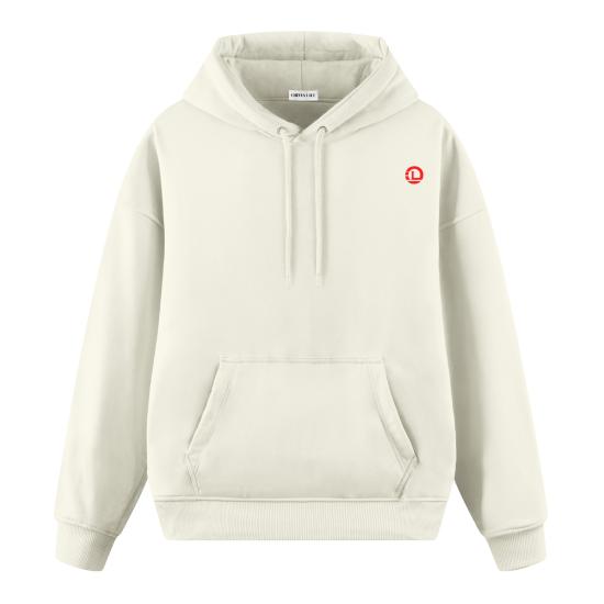 No Complaints Ekru Oversize Hoodie Sweatshirt