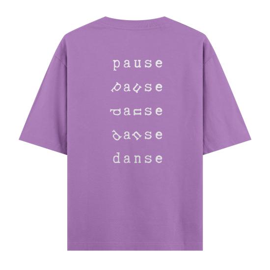 Danse Oversize T-shirt Mor