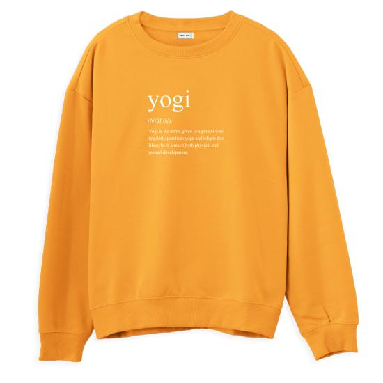 Yogi Regular Sweatshirt Portakal