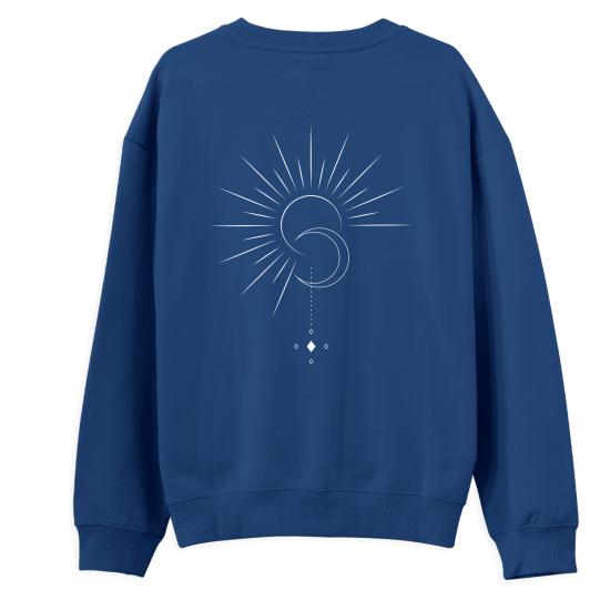 Yin Yang Regular Sweatshirt Royal Mavi