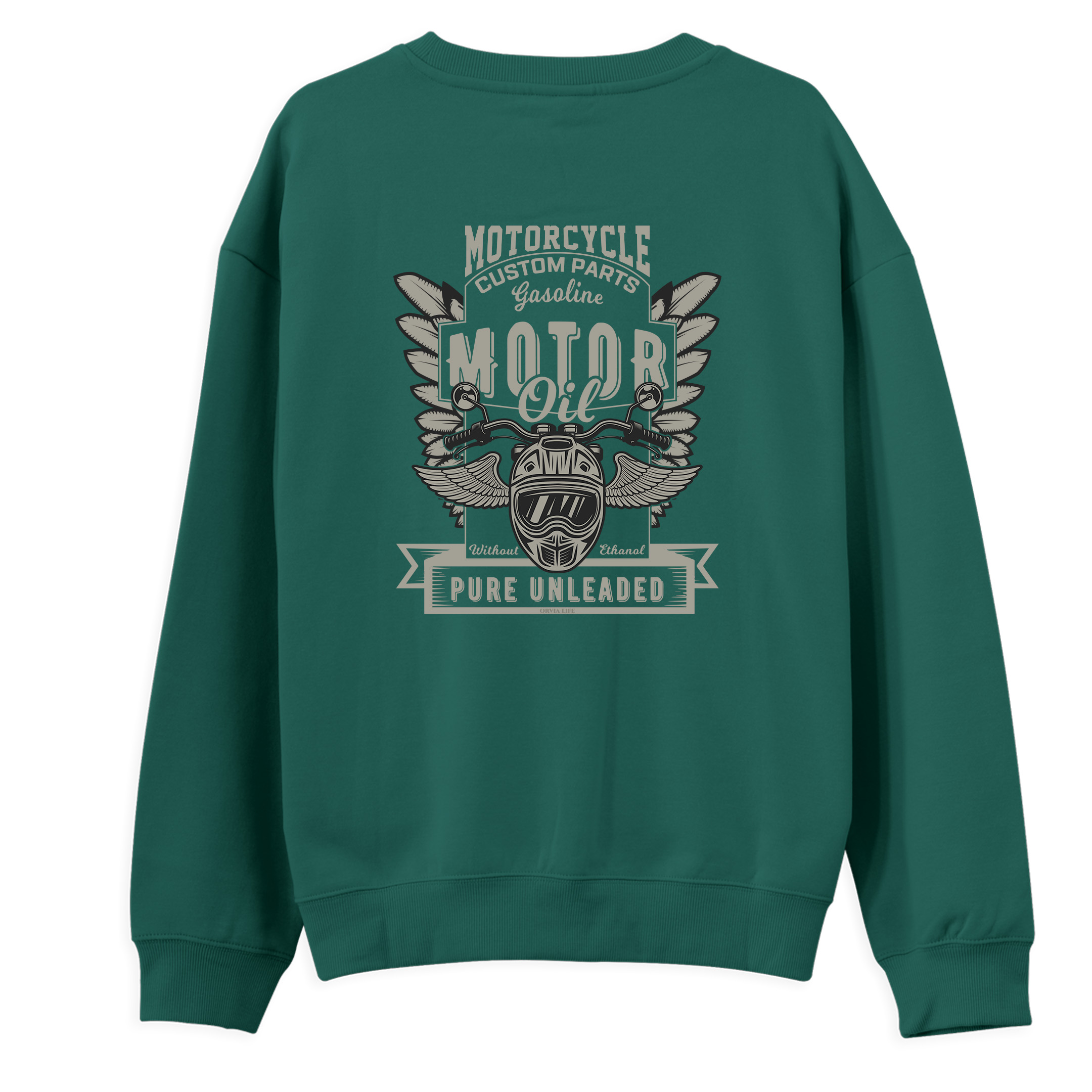 Motorcycle%20Custom%20Parts%20-%20Regular%20Sweatshirt%20Yeşil