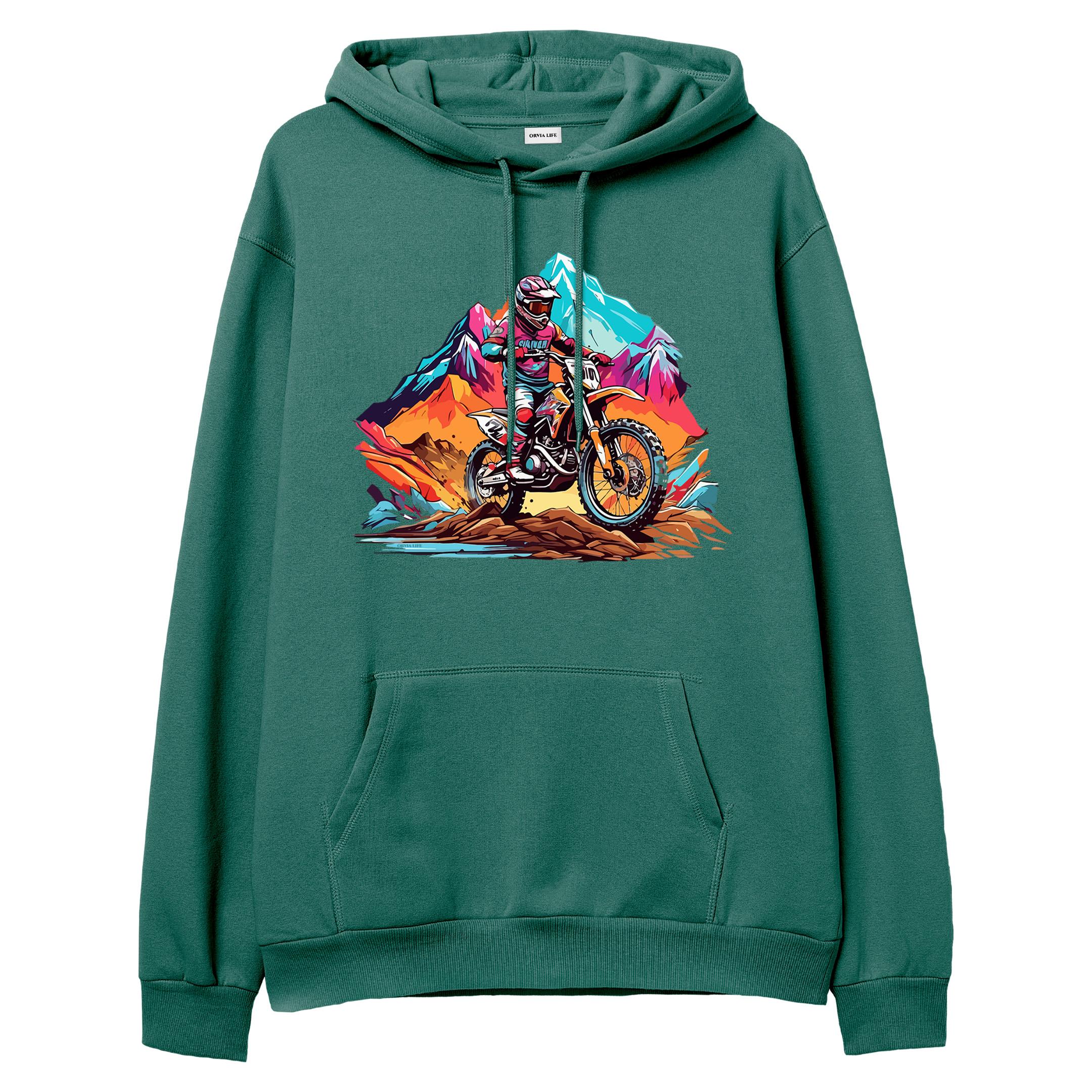 Cross%20Motocycle%20-%20Hoodie%20Yeşil