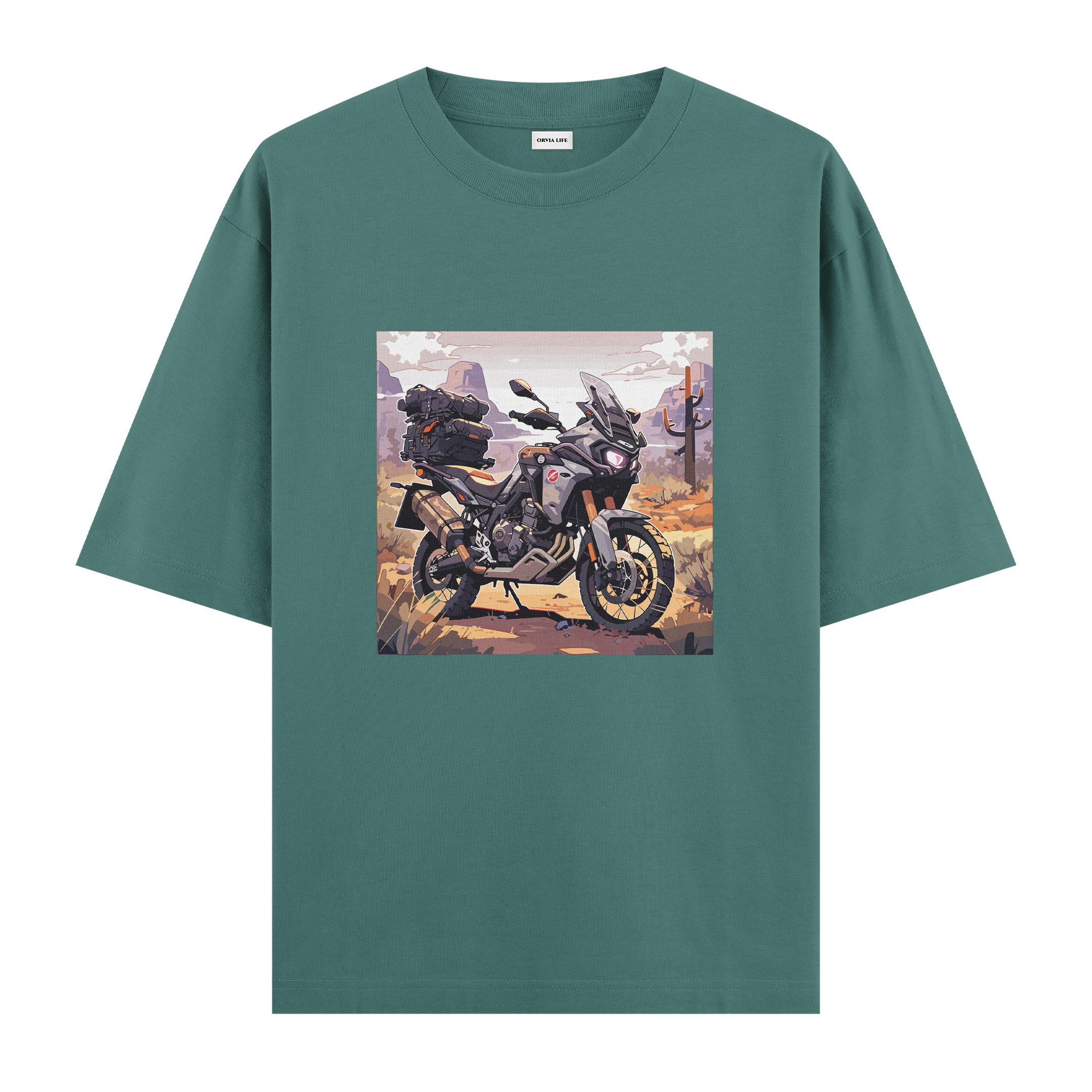 Adventure%20Sport%20-%20Oversize%20T-shirt%20Yeşil