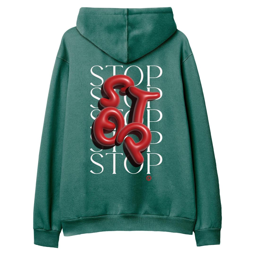 Stop%20-%20Hoodie%20Yeşil