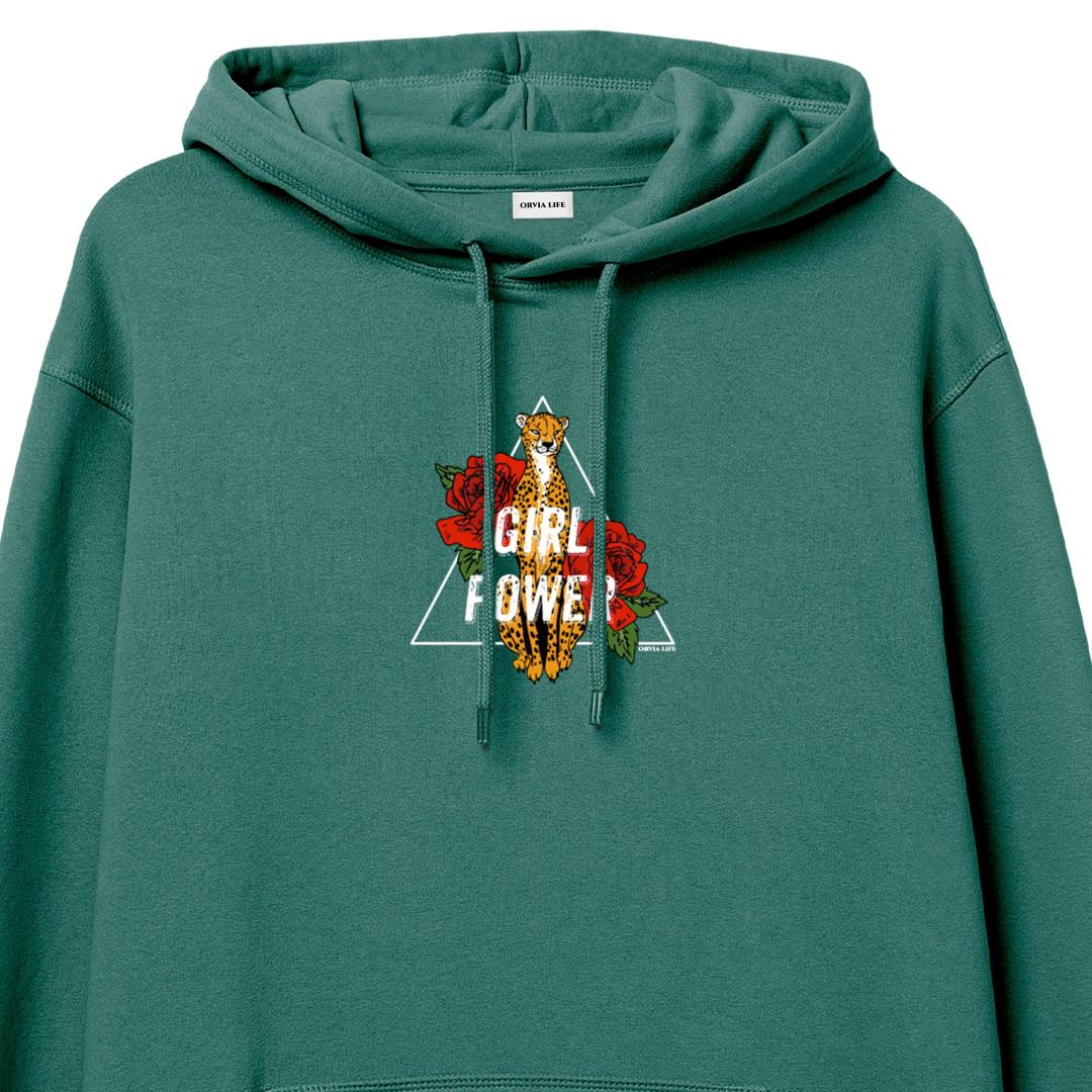 Girl%20Power%20%20-%20Hoodie%20Yeşil