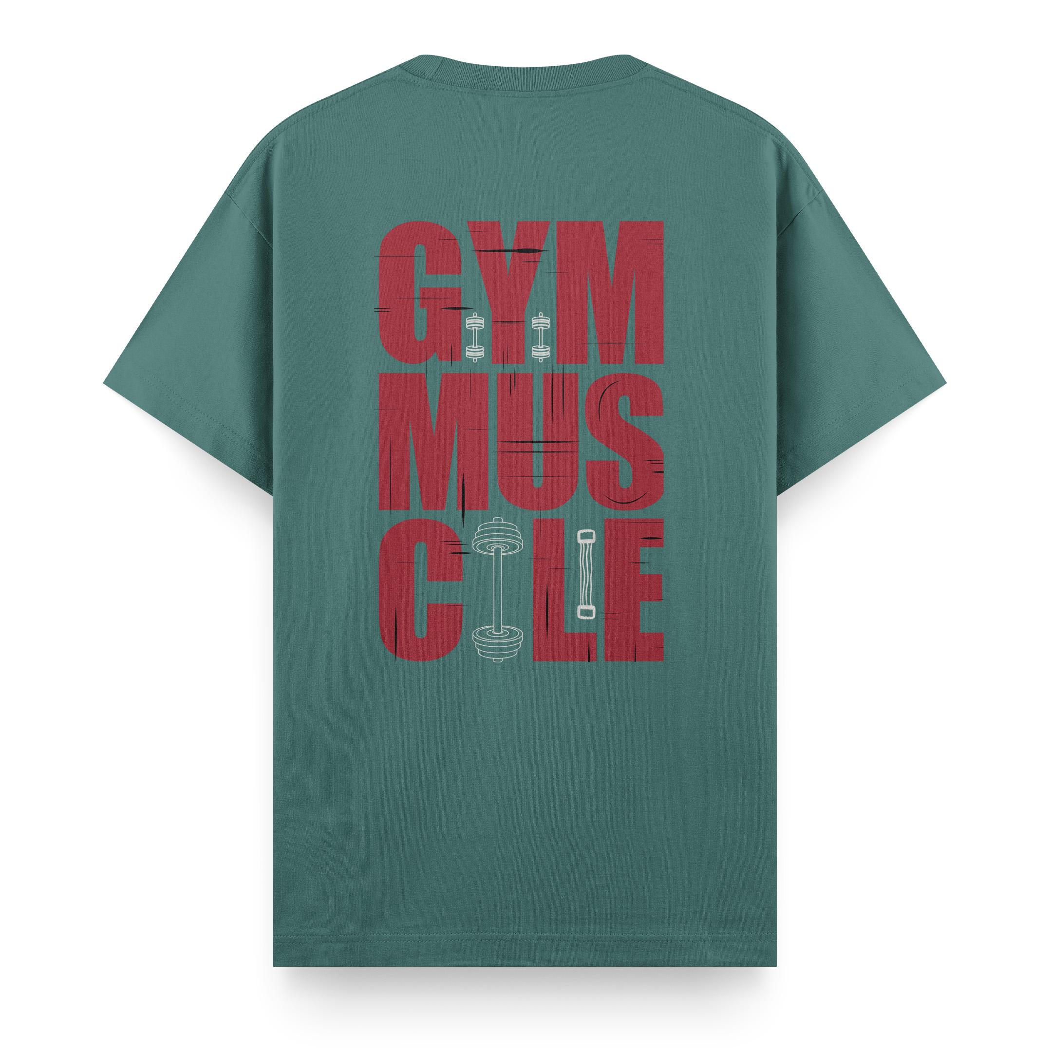 GYM%20Muscle%20-%20Regular%20T-shirt%20Yeşil