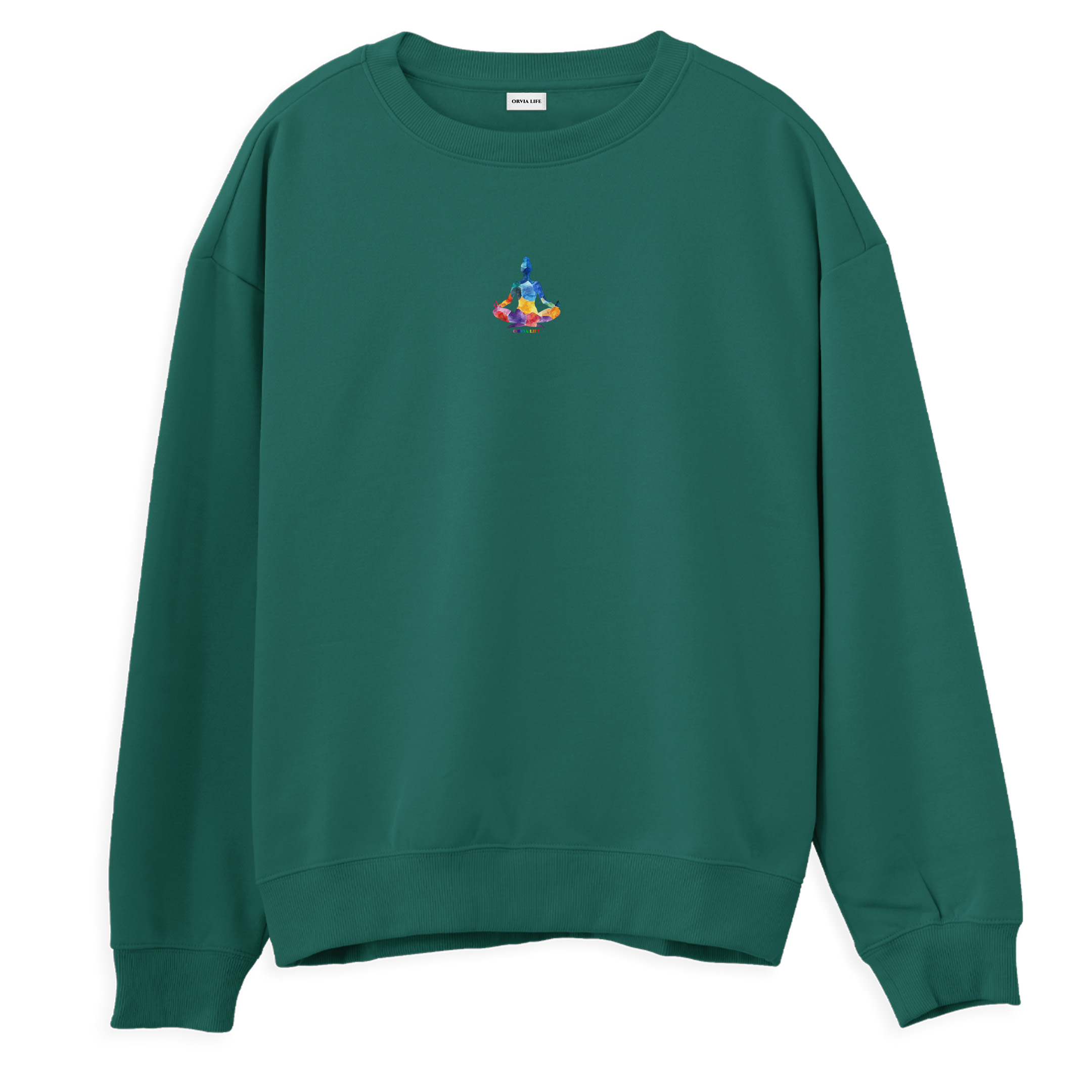 Meditation%20Chakra%20-%20Regular%20Sweatshirt%20Yeşil