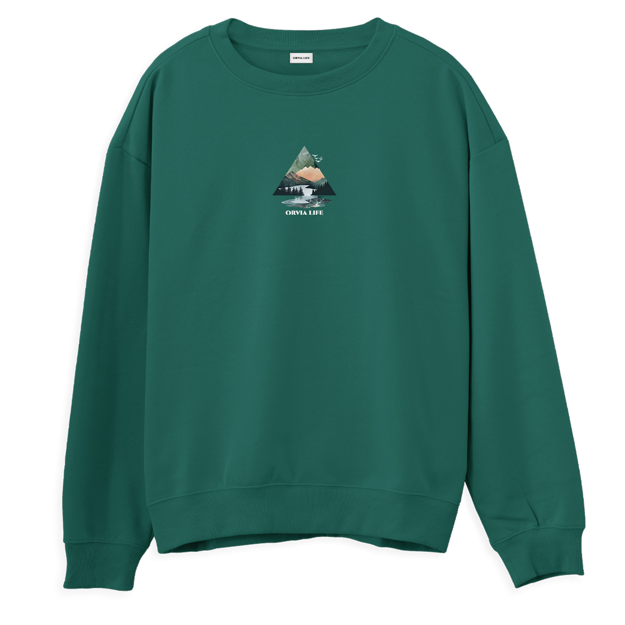 Mountain%20-%20Regular%20Sweatshirt%20Yeşil