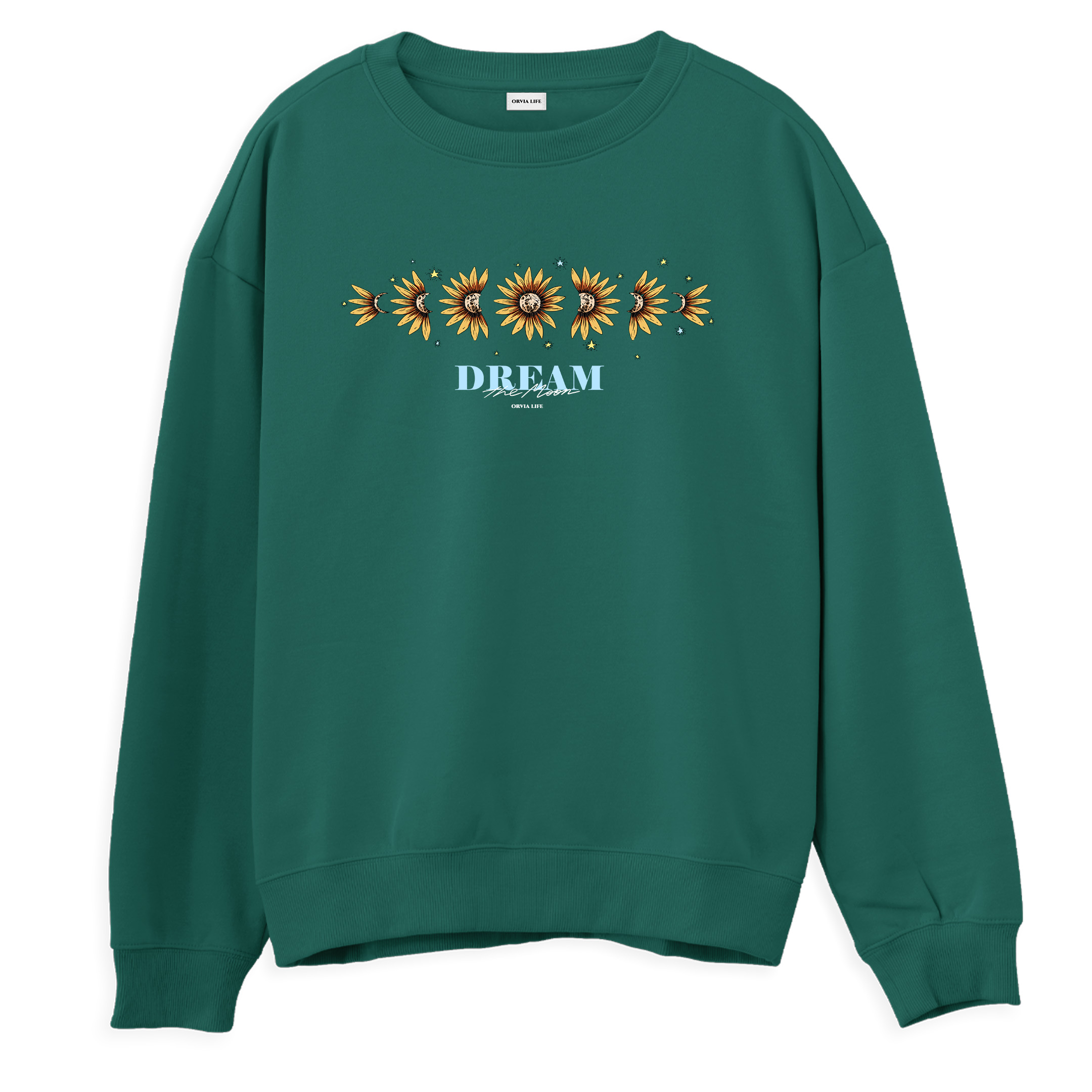 Dream%20The%20Moon%20%20-%20Regular%20Sweatshirt%20Yeşil