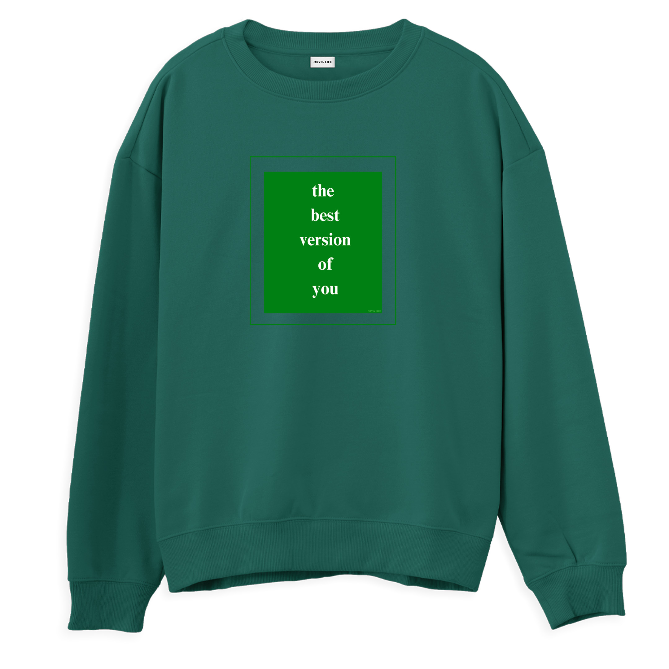 The%20Best%20Version%20Of%20You%20-%20Regular%20Sweatshirt%20Yeşil