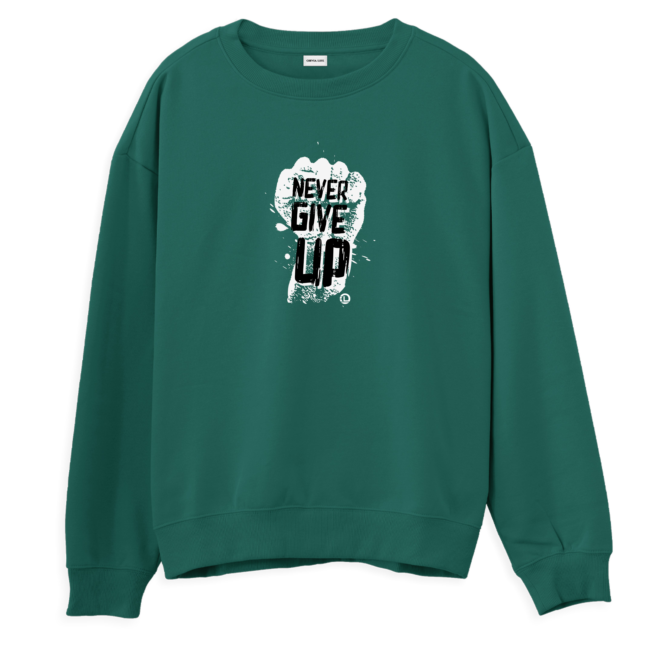 Never%20Give%20Up%20-%20Regular%20Sweatshirt%20Yeşil