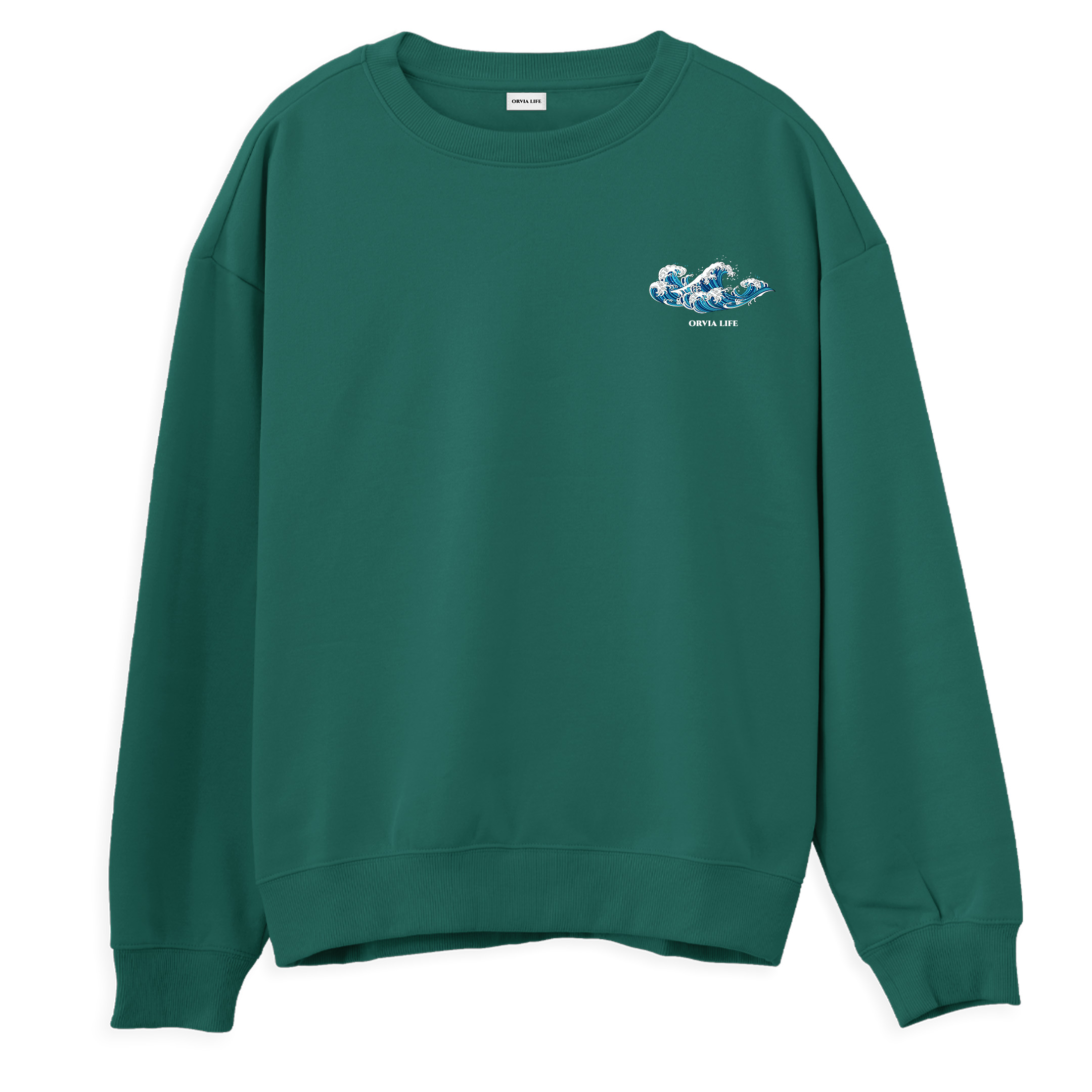 Wave%20-%20Regular%20Sweatshirt%20Yeşil