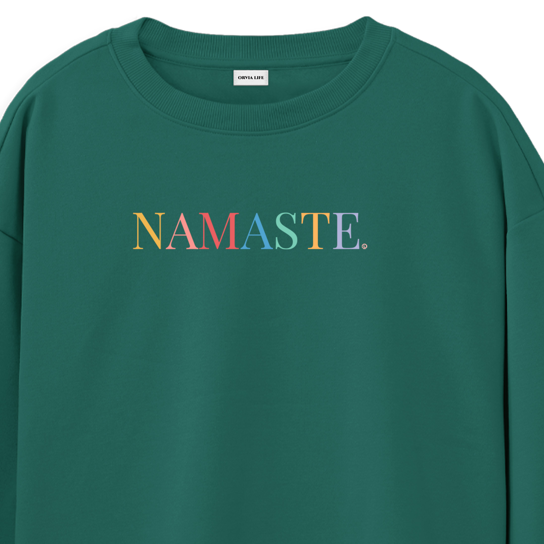 Namaste%20-%20Regular%20Sweatshirt%20Yeşil