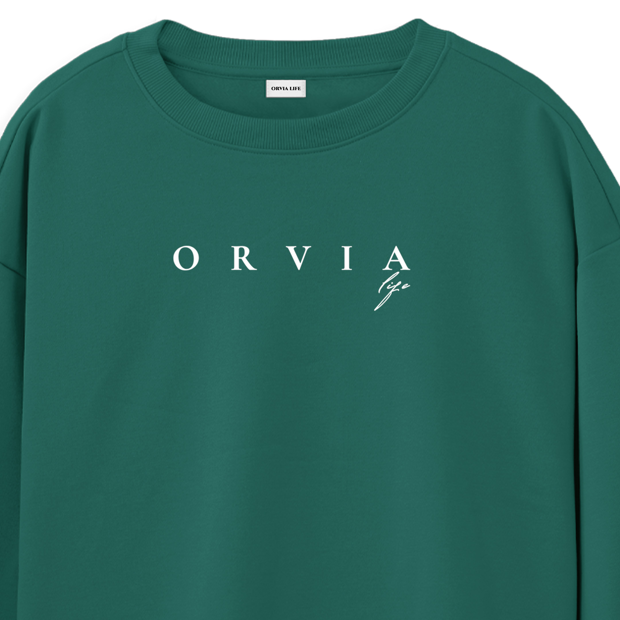 Orvialife%20-%20Regular%20Sweatshirt%20Yeşil