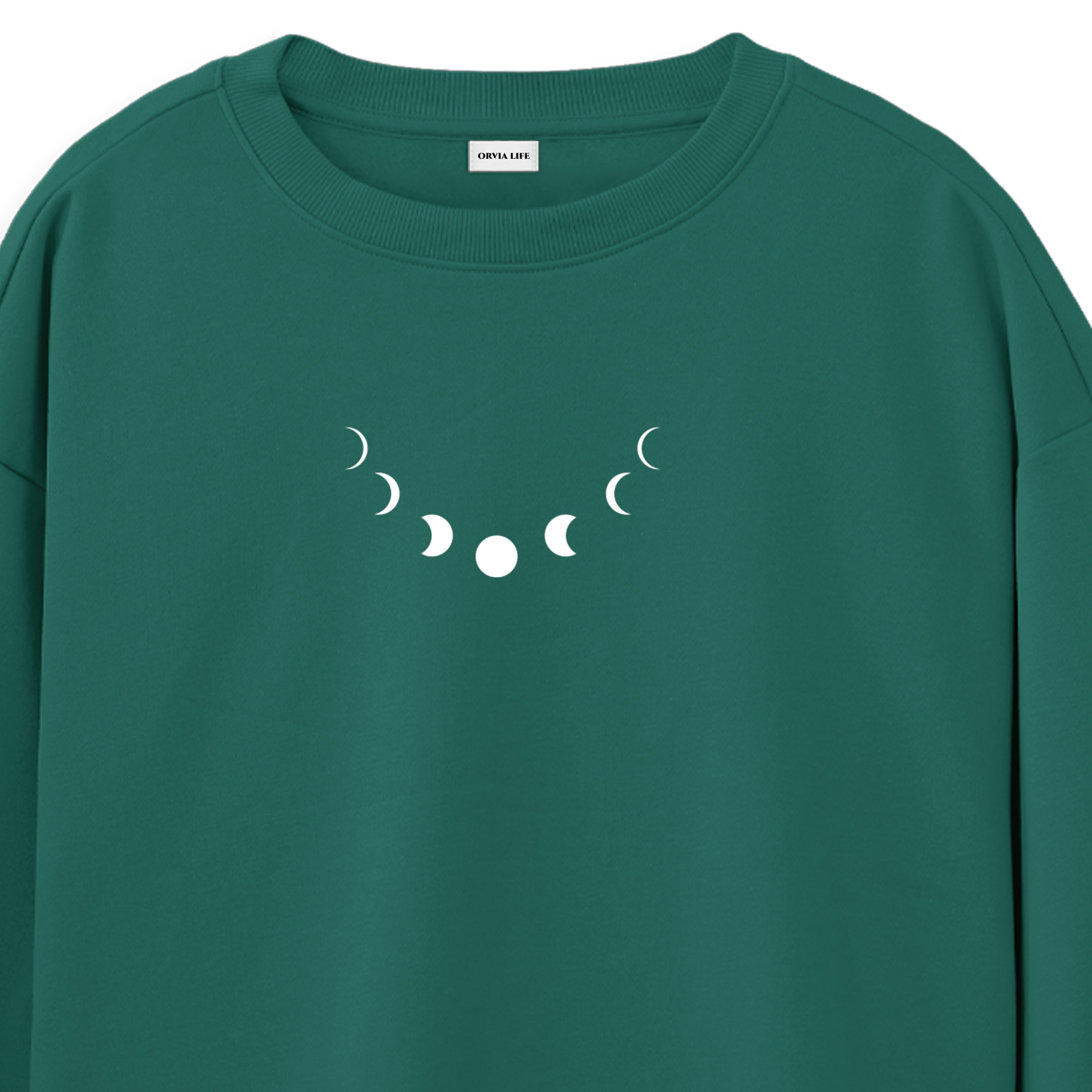 Lunar%20Cycle%20-%20Regular%20Sweatshirt%20Yeşil