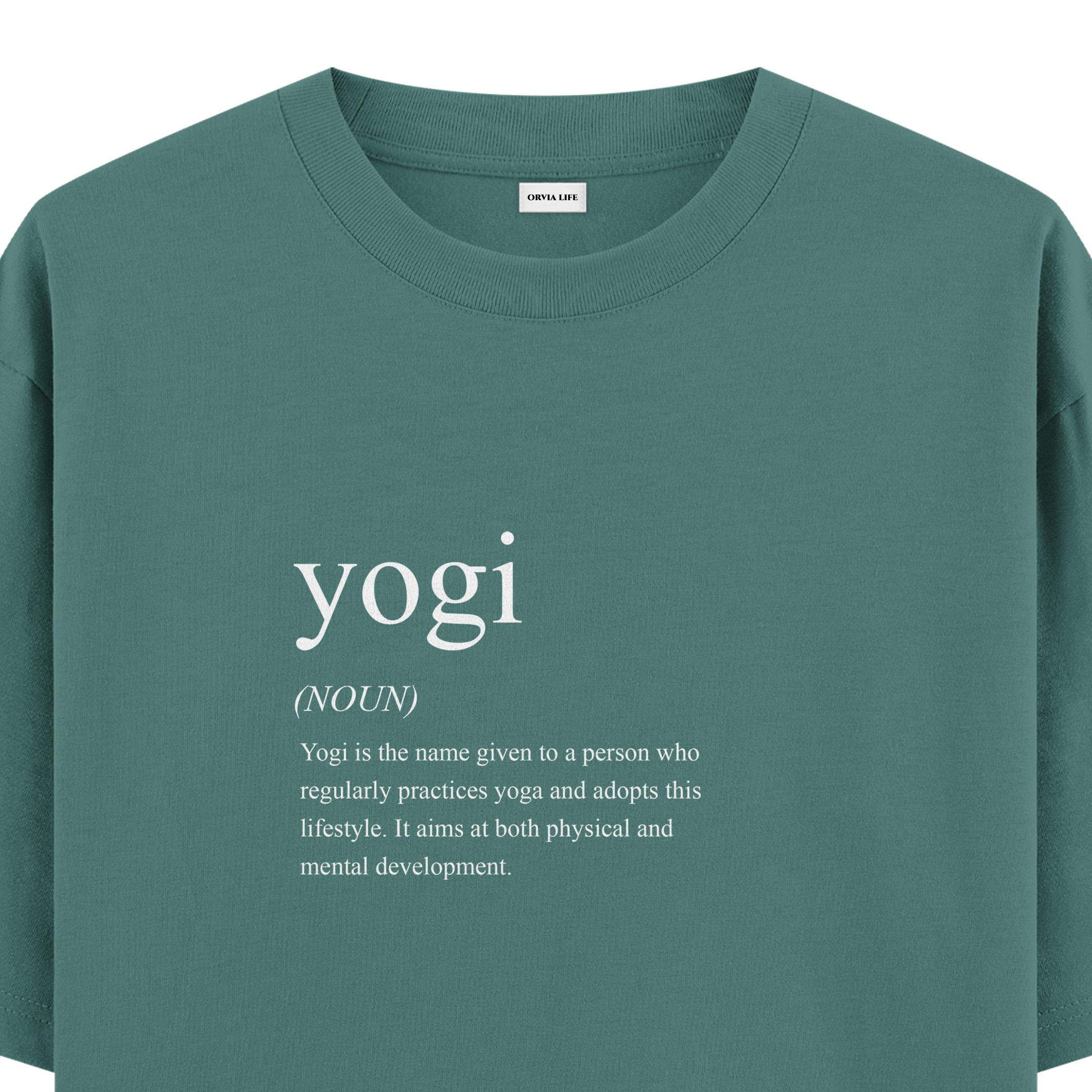 Yogi%20-%20Oversize%20T-shirt%20Yeşil