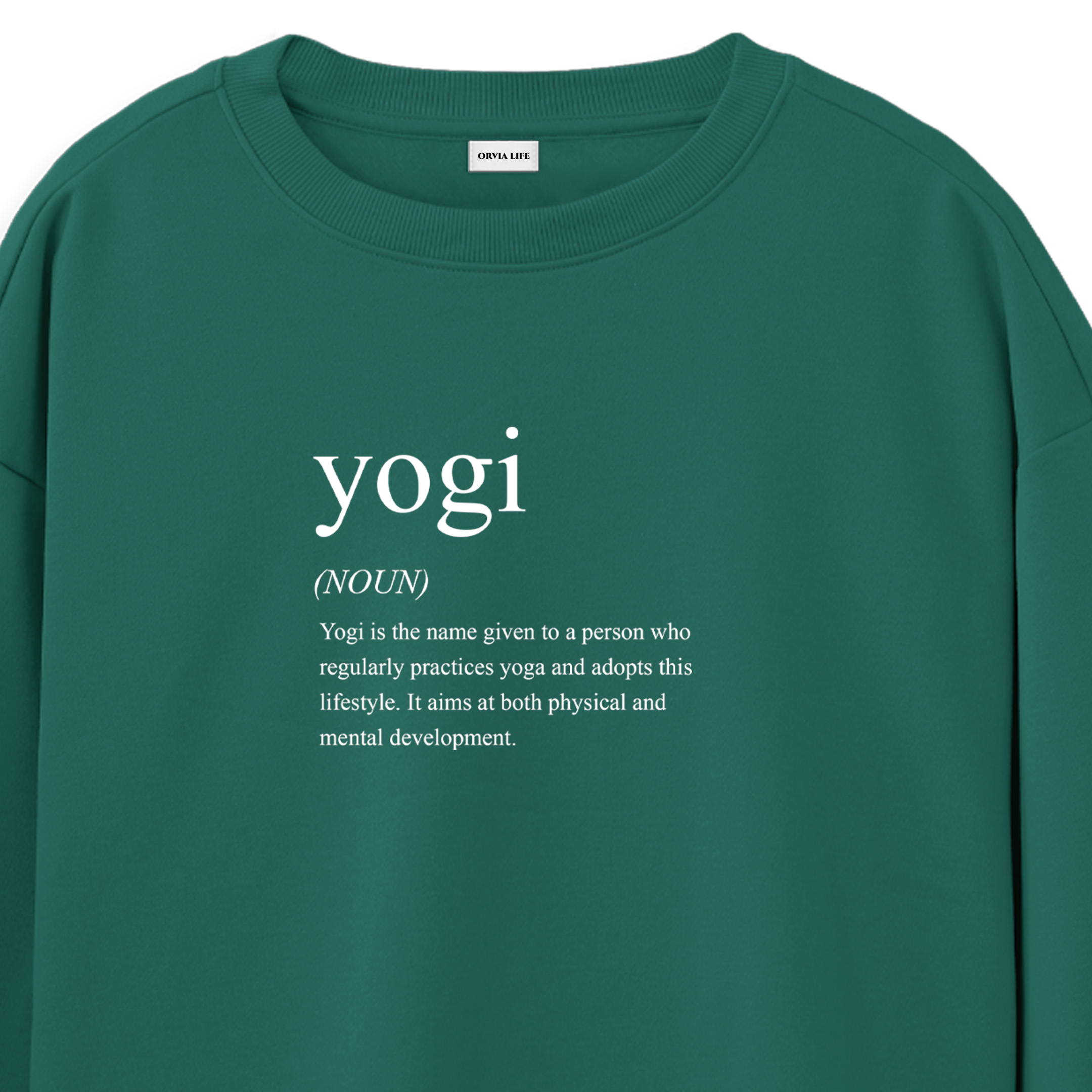 Yogi%20-%20Regular%20Sweatshirt%20Yeşil