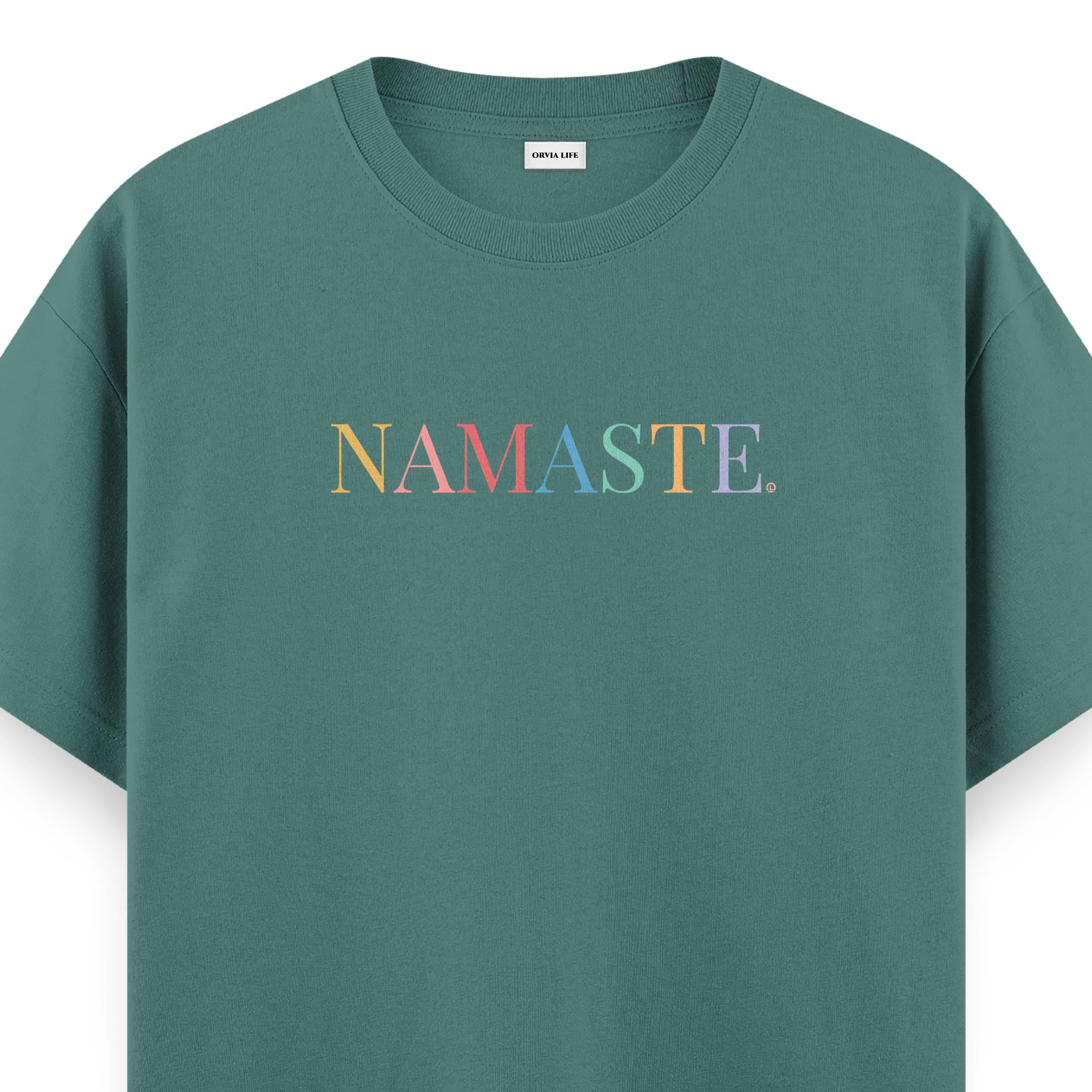 Namaste%20-%20Regular%20T-shirt%20Yeşil