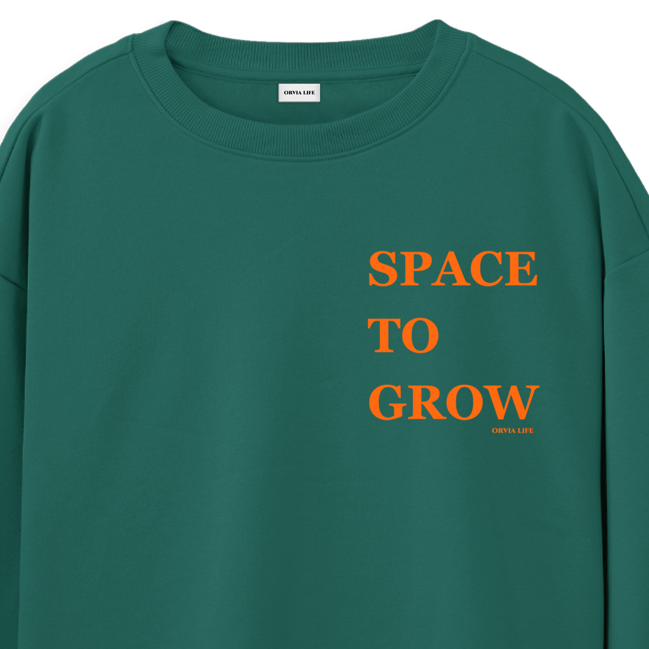 Space%20To%20Grow%20-%20Regular%20Sweatshirt%20Yeşil