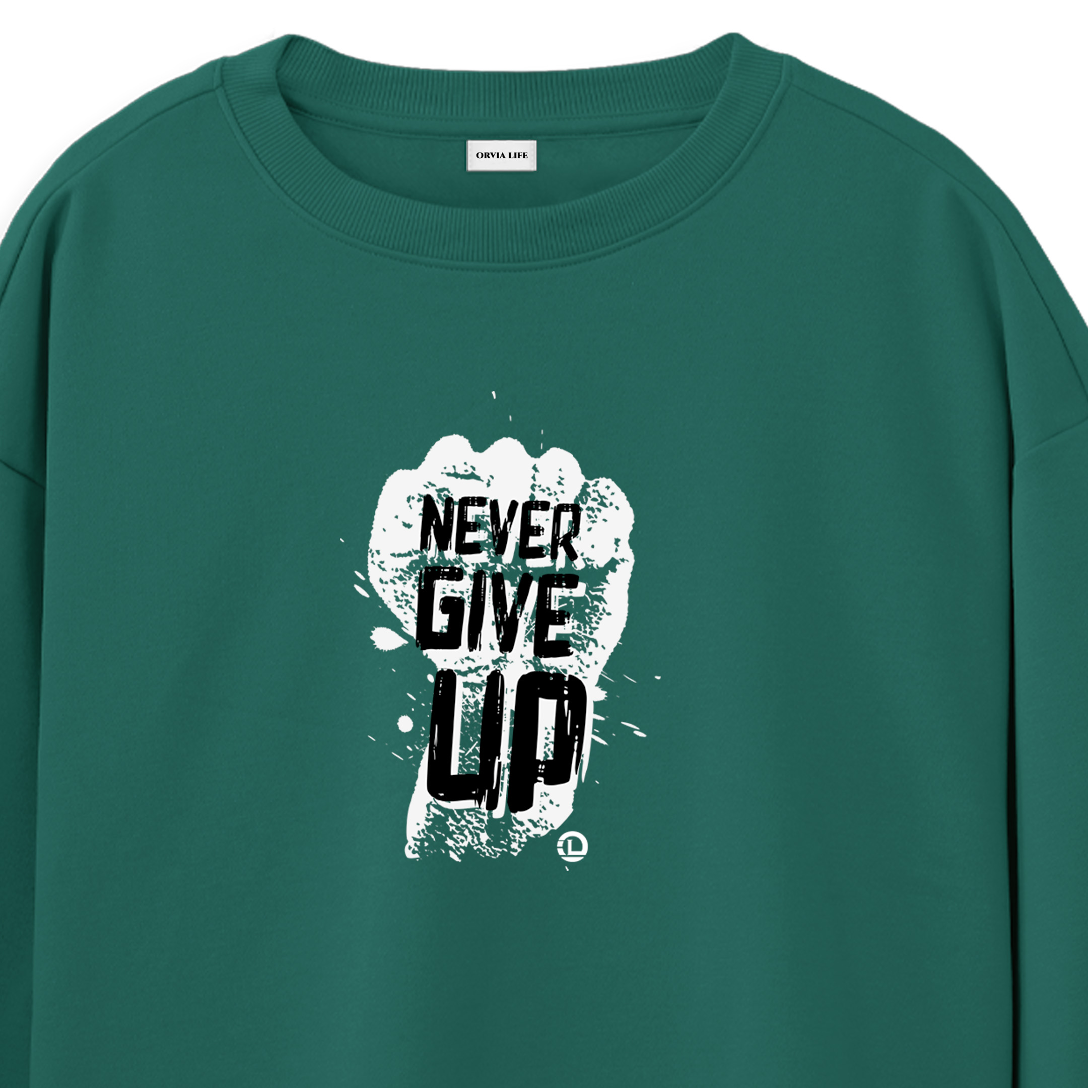 Never%20Give%20Up%20-%20Regular%20Sweatshirt%20Yeşil