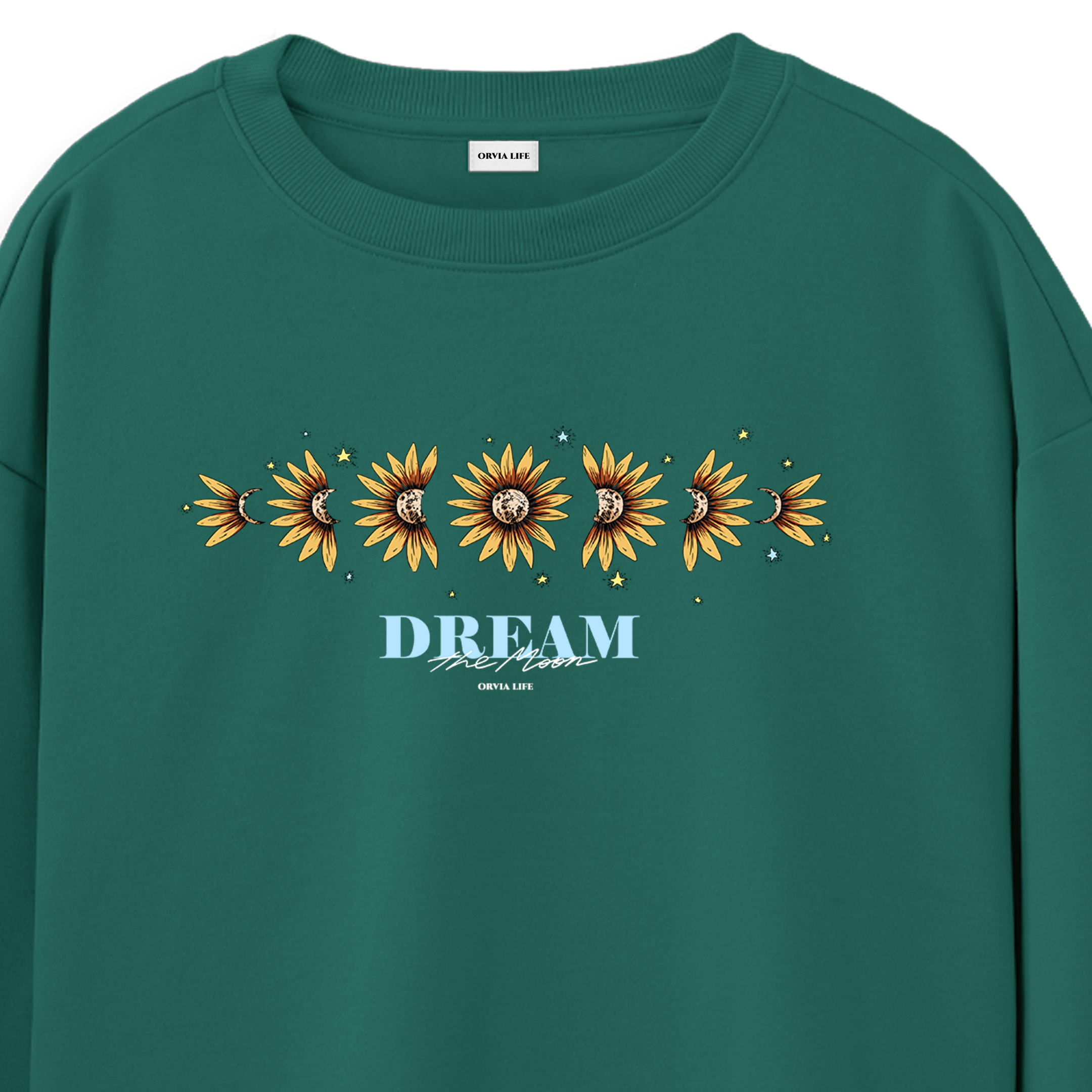 Dream%20The%20Moon%20%20-%20Regular%20Sweatshirt%20Yeşil